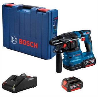 Аккумуляторный перфоратор Bosch GBH 185-LI + GBA 18V 4,0 Ач, зарядное уст-во GAL 18V-40 - фото 1 - id-p116176352