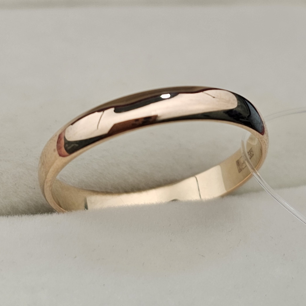 Обручальное кольцо 1,8 гр, размер 19р/3мм, 585 проба - фото 5 - id-p116176387