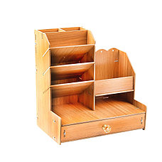 Настольный деревянный органайзер для канцелярии (4956), фото 3