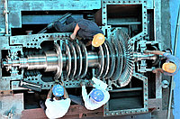 Бороскопическая инспекция газовых турбин малой мощности