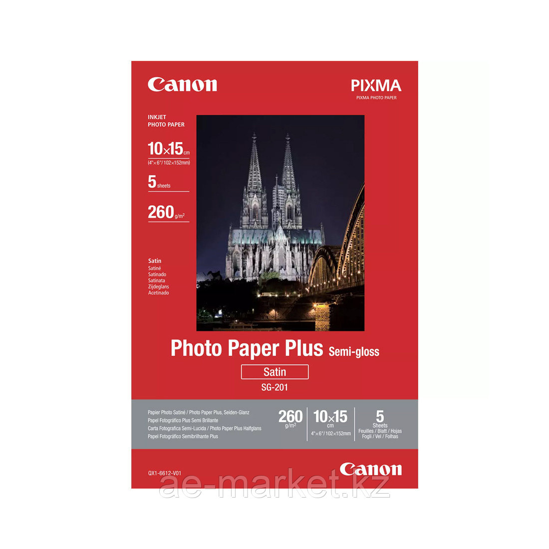 Полуглянцевая фотобумага Canon SG-201 4x6 5SH - фото 1 - id-p116178490