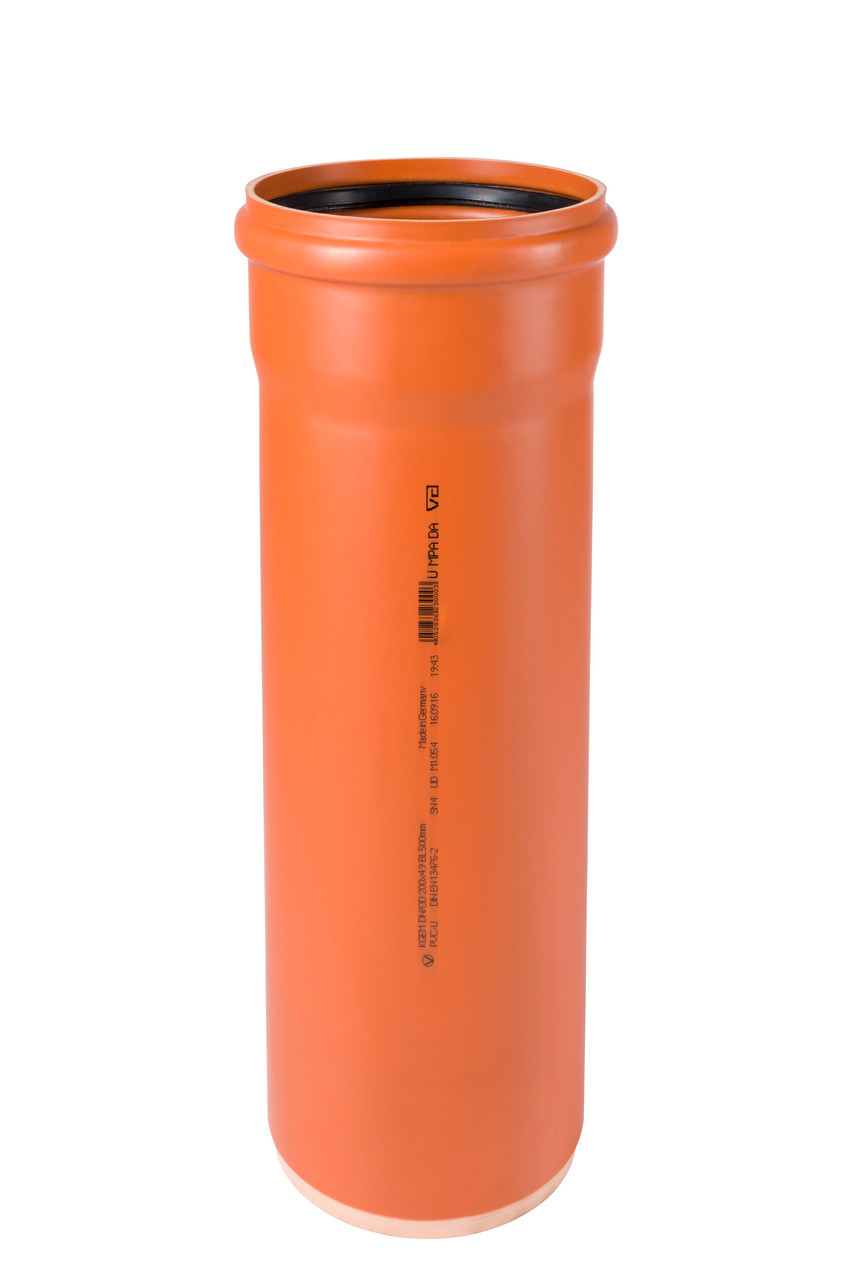 Труба ПВХ для наруж. канализации KGEM 200x3000 мм, фото 1