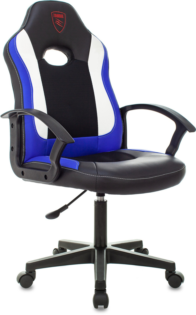 Игровое кресло Zombie 11LT BLUE, черный-синий - фото 1 - id-p116179689