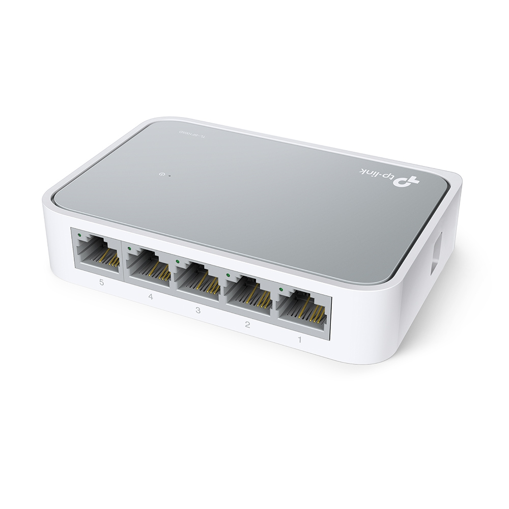 Switch 5 port TP-Link TL-SF1005D, 10, 100 Мбит, с Fast Ethernet - фото 1 - id-p108042604