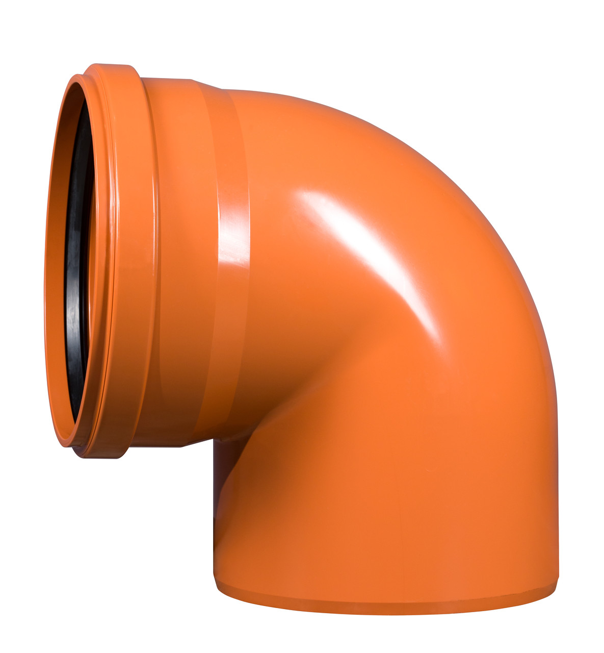 Отвод ПВХ для наруж. канализации KGВ 200х87°, Ger, фото 1