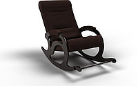 Кресло-качалка Divan24.kz Тироль, обивка ткань, коричневый