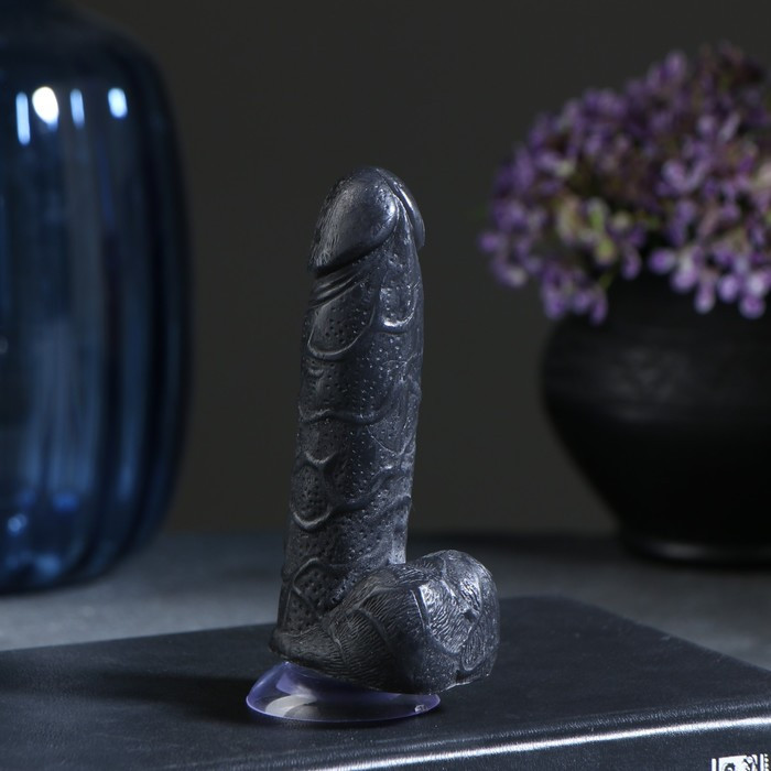 Фигурное мыло "Фаворит" на присоске 13 см (Черное) - фото 1 - id-p116133549