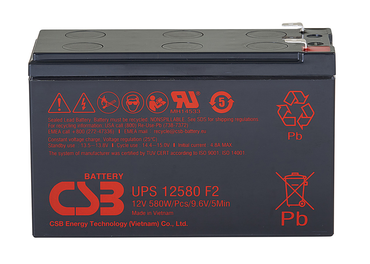 Аккумулятор CSB UPS12580 F2 - фото 1 - id-p116180914