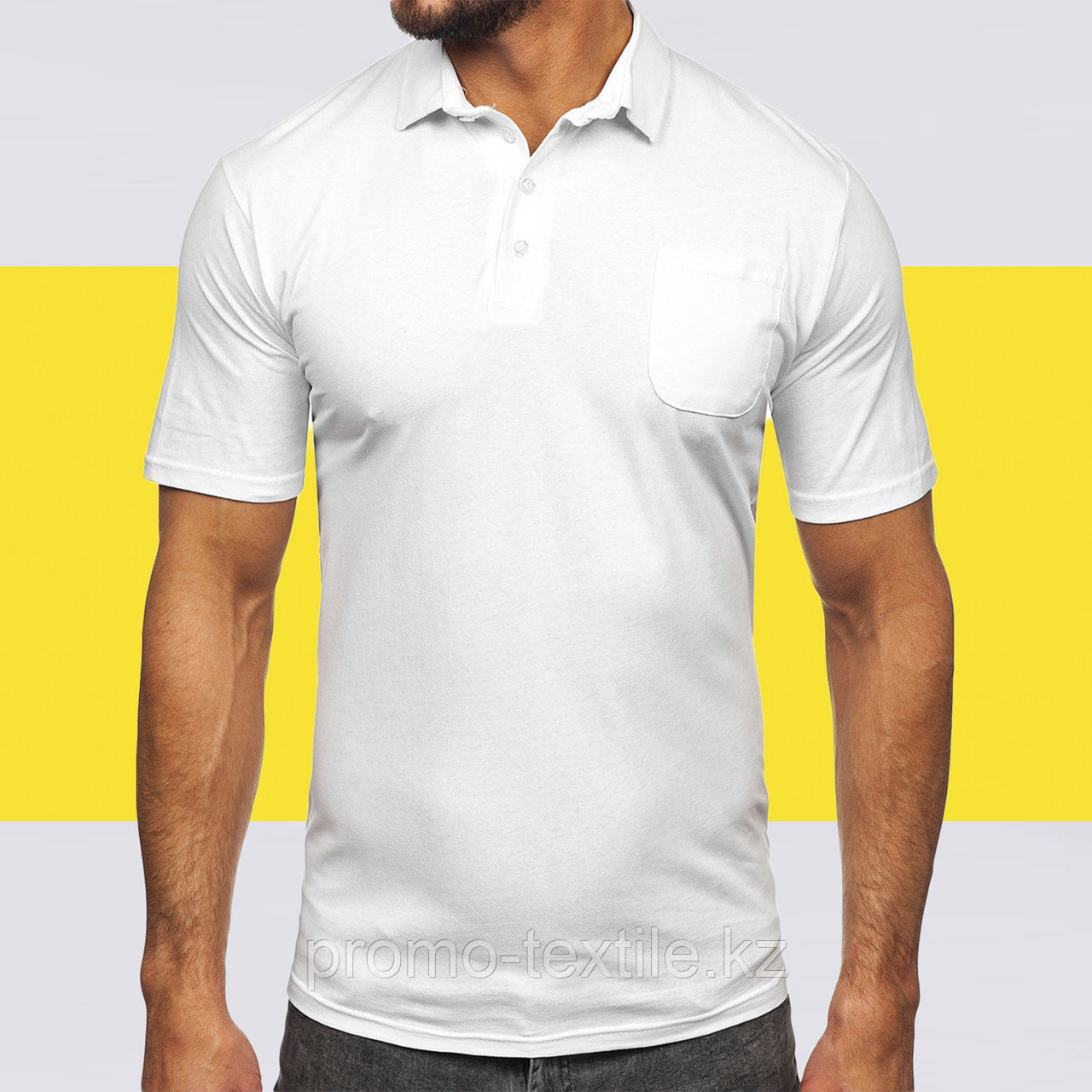 Футболка поло с карманом | Поло футболка на заказ пошив