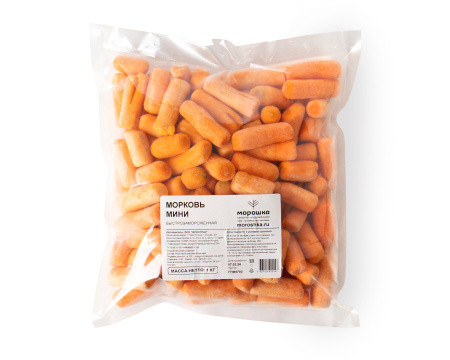 Замороженная морковь "Мини" (1кг) - фото 1 - id-p116181493