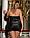 Сексуальное платье с ремешками на груди и прозрачными вставками Lady (XL-2XL), фото 2
