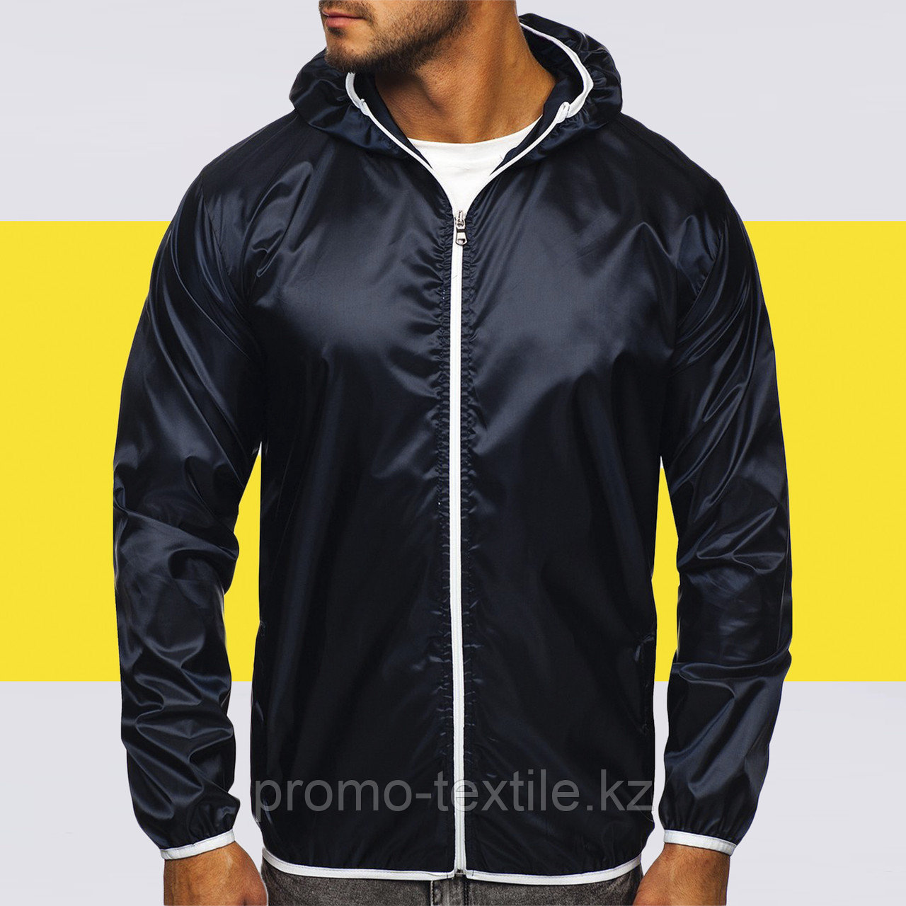 Ветровка пошив под заказ М | Ветровка с капюшоном под нанесение логотипа