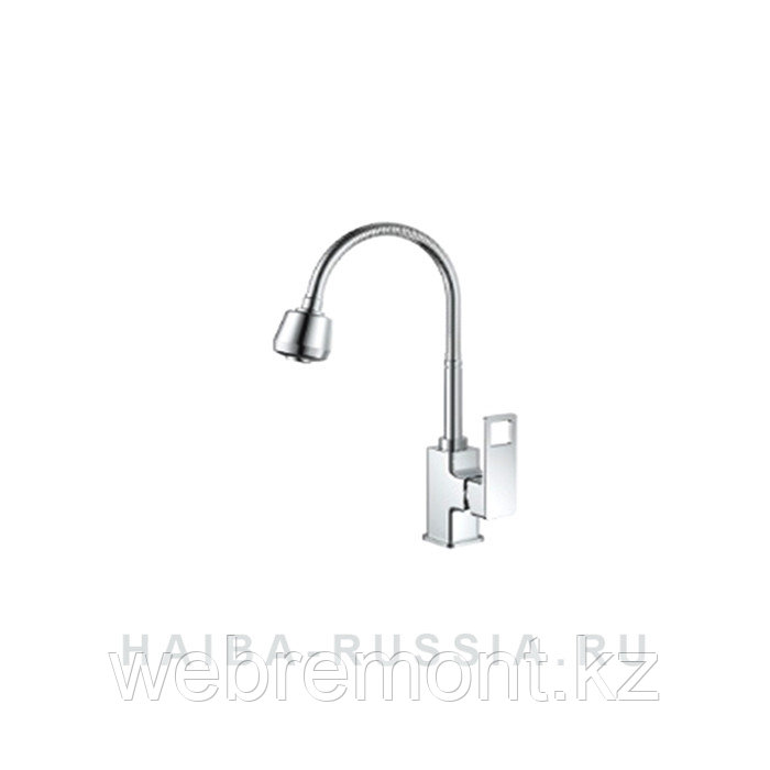 Смеситель для кухни с гибким изливом HAIBA HB73615 хром