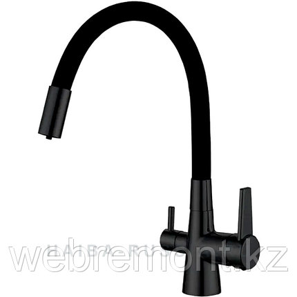 Смеситель для кухни со встроенным фильтром HAIBA HB76859-7 черный, фото 1