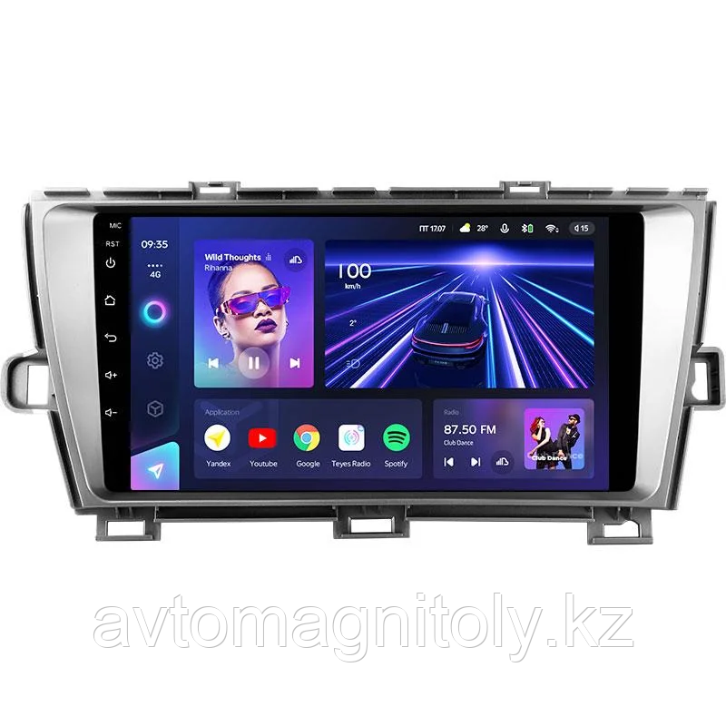 Автомагнитола Teyes CC3 2K 6GB/128GB для Toyota Prius 2009-2015