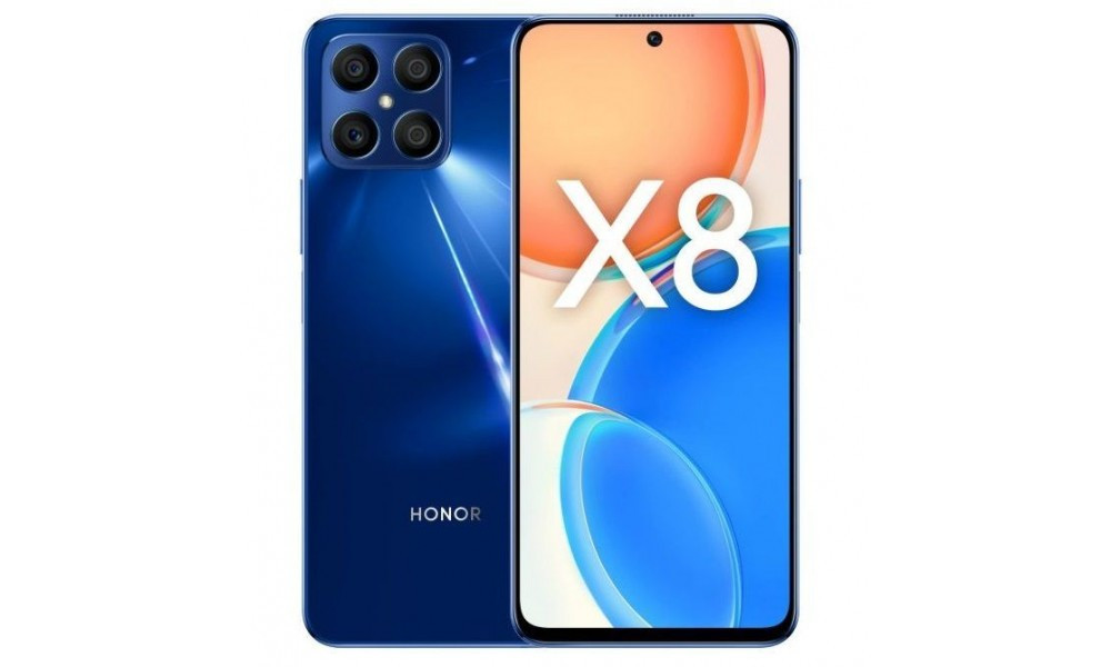 Honor X8 6/128 GB Ocean Blue - фото 1 - id-p116183527