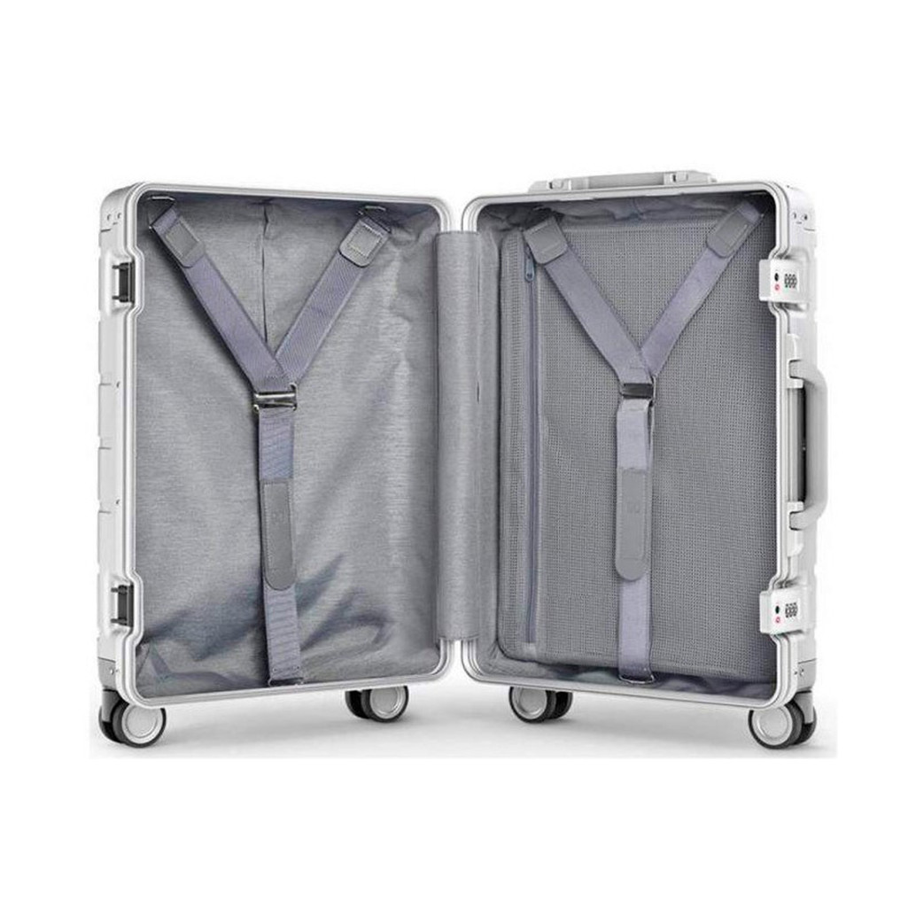 Чемодан Xiaomi Metal Carry-on Luggage 20" (Серебристый) - Стильный чемодан Xiaomi 20" для путешествий - фото 3 - id-p116178617