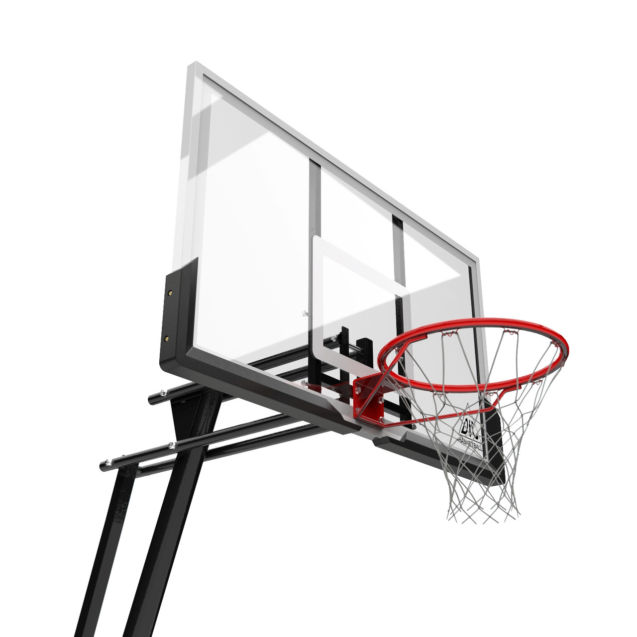 Баскетбольная мобильная стойка DFC STAND54P2 136x80cm поликарбонат - фото 5 - id-p116184434