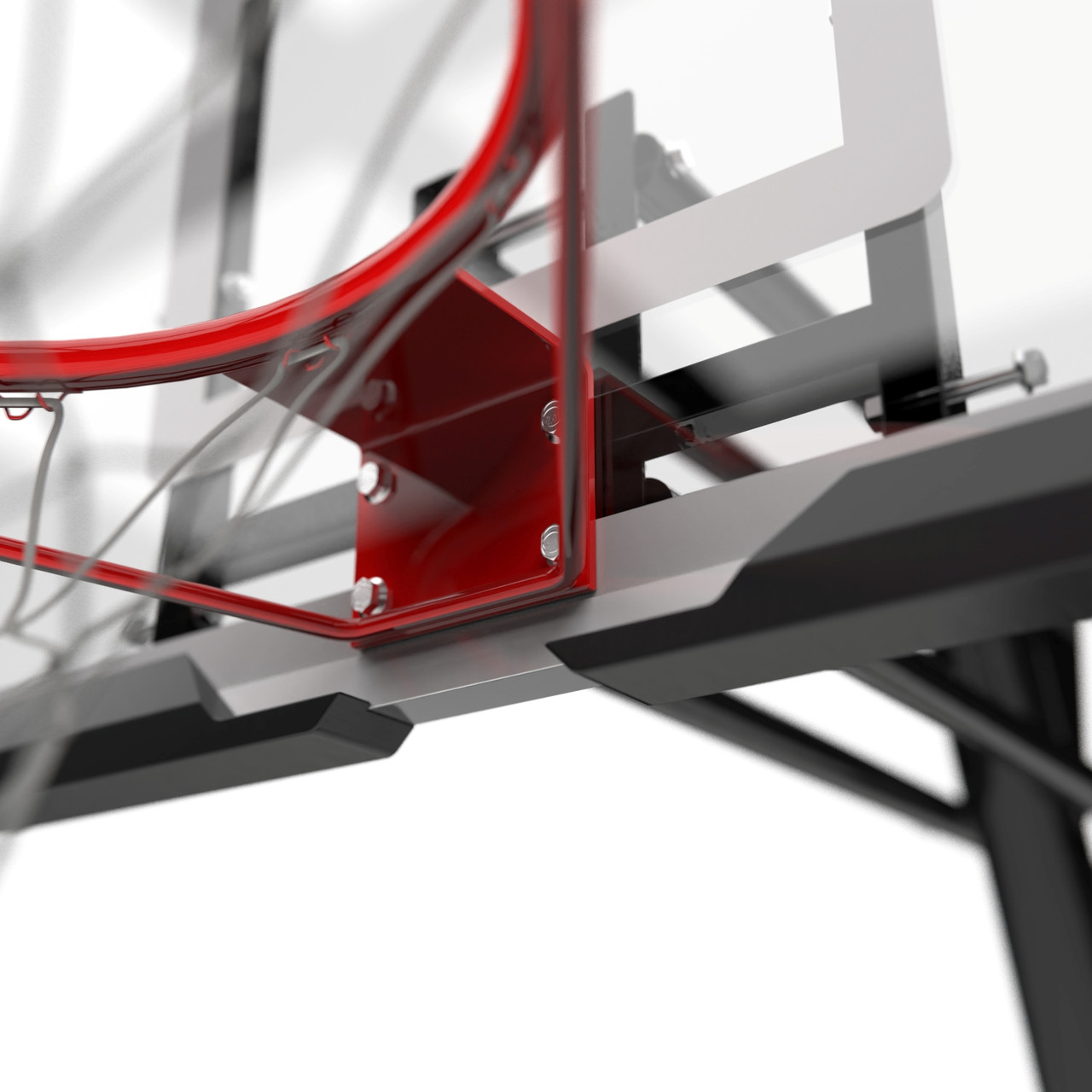 Баскетбольная мобильная стойка DFC STAND54P2 136x80cm поликарбонат - фото 6 - id-p116184434
