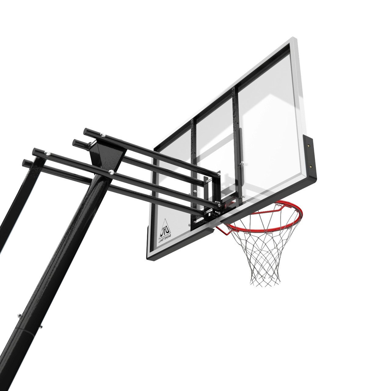 Баскетбольная мобильная стойка DFC STAND54P2 136x80cm поликарбонат - фото 7 - id-p116184434