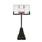 Баскетбольная мобильная стойка DFC STAND54G 136x80cm стеклo, фото 2