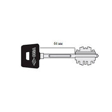 Комплект ключей перекодируемый Cisa 06520.61.1 (Long key) длинные ключи, фото 2