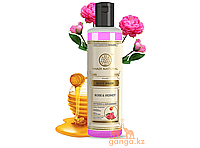 Душқа арналған гель Роза және бал KHADI (Rose & Honey Herbal Body Wash), 210 мл