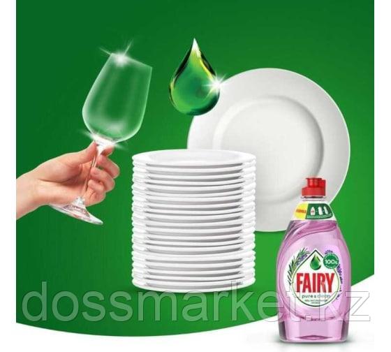 Средство для мытья посуды FAIRY Pure & Clean Лаванда и Розмарин 450 мл - фото 3 - id-p116187026