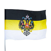 Флаг Российской империи с гербом, 135 х 90 см, полиэстер, без древка