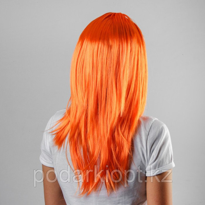 Карнавальный парик «Красотка», цвет оранжевый - фото 2 - id-p116188066