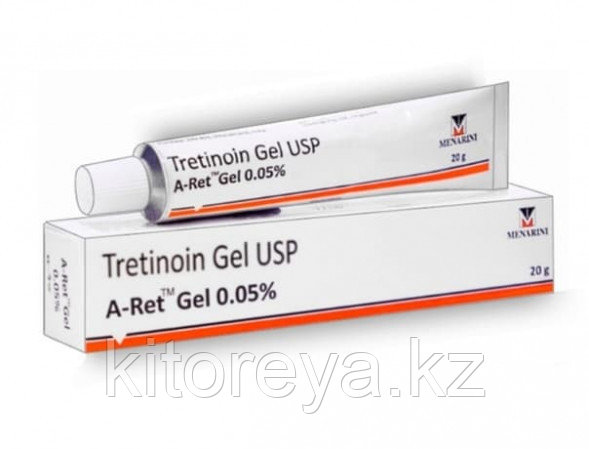 Третиноин 0,025% ( Tretinoin gel Menarini ) гель от пигментации, акне, морщин и прыщей 20 гр - фото 1 - id-p116193249