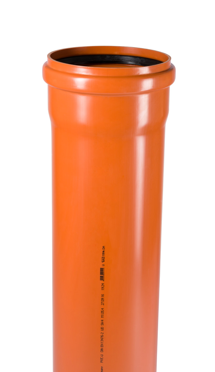 Труба ПВХ для наруж. канализации KGGEMr 250x2000 мм, фото 1