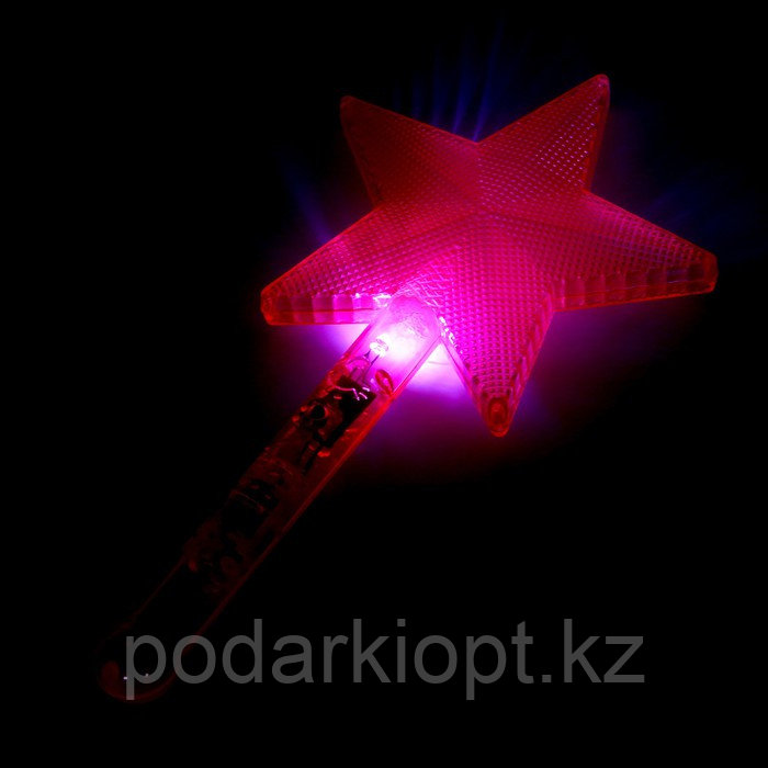 Палочка световая «Звезда», цвет розовый - фото 2 - id-p116188206