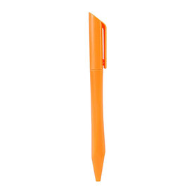 Шариковая ручка, трехгранная, оранжевая
