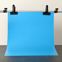 Фотофон для предметной съёмки "Голубой" ПВХ, 50 х 70 см