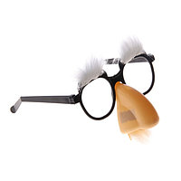 Карнавальные очки-маска, брови, большой нос, 17 × 4 × 19 см, МИКС