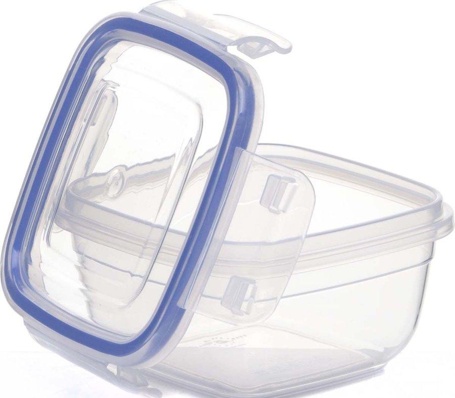 Контейнер квадратный 0,275л.(клипсы)STARS PLAST