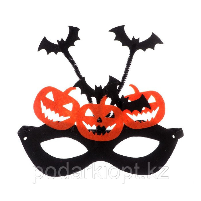 Карнавальная маска «Хэллоуин», цвета МИКС - фото 1 - id-p116190184