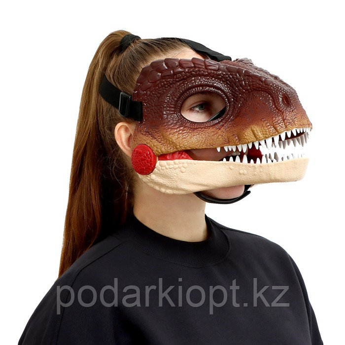 Интерактивная маска динозавра «Раптор», звуковые эффекты, работает от батареек - фото 6 - id-p116191987