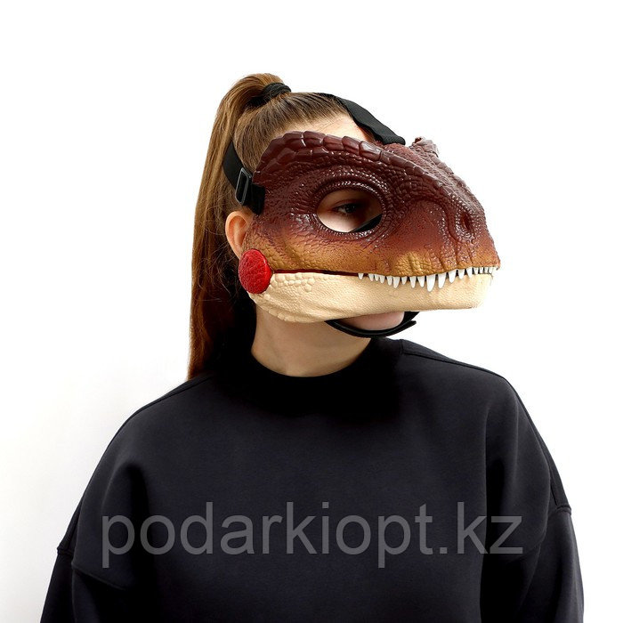 Интерактивная маска динозавра «Раптор», звуковые эффекты, работает от батареек - фото 7 - id-p116191987
