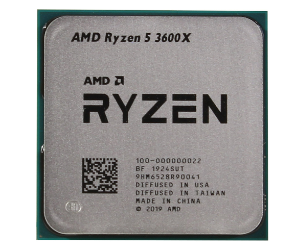 Процессор (CPU) AMD Ryzen 5 3600X 95W AM4 - фото 1 - id-p116196988