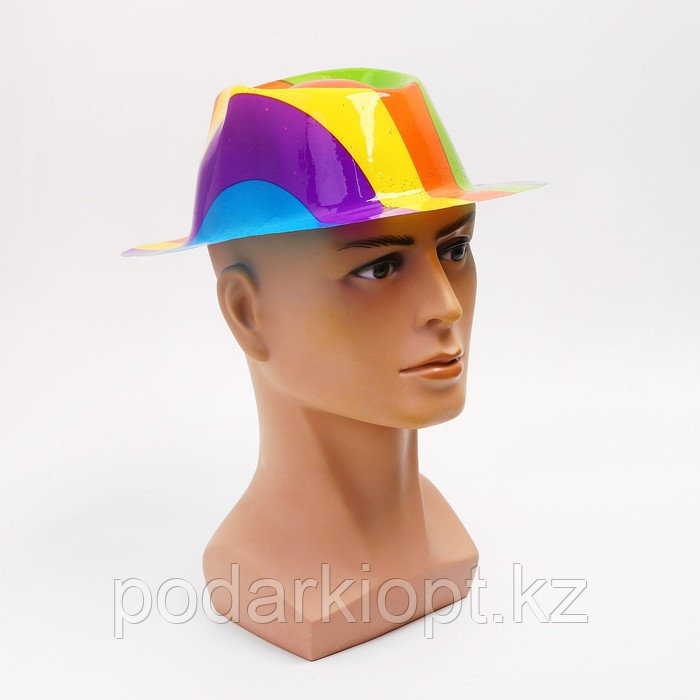 Карнавальная шляпа «Цветная» - фото 3 - id-p116187594