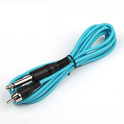 Клип-корд RSA для роторных тату-машинок голубой