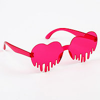 Карнавальные очки «Сердце», цвета МИКС