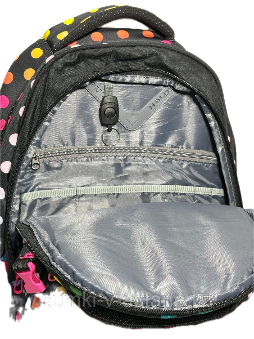 Школьный рюкзак "GOLOVE" для девочек в средние и старшие классы. Высота 47 см, ширина 31 см, глубина 19 см - фото 8 - id-p116199112