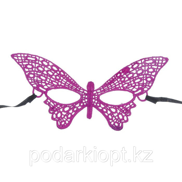 Карнавальная маска «Бабочка», ажур, цвета МИКС - фото 1 - id-p116190537