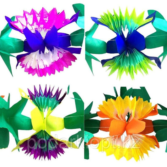 Гавайская гирлянда «Цветочное вдохновение», длина: 3 м - фото 3 - id-p116191390