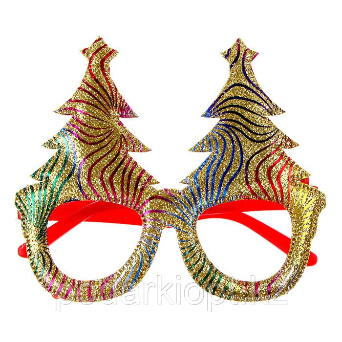 Карнавальные очки «Ёлочки» - фото 2 - id-p116191422