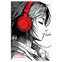 Скетчбук А5 50л на склейке MESHU "Girl and music" для рисования маркерами 90г/м2 MS_53574