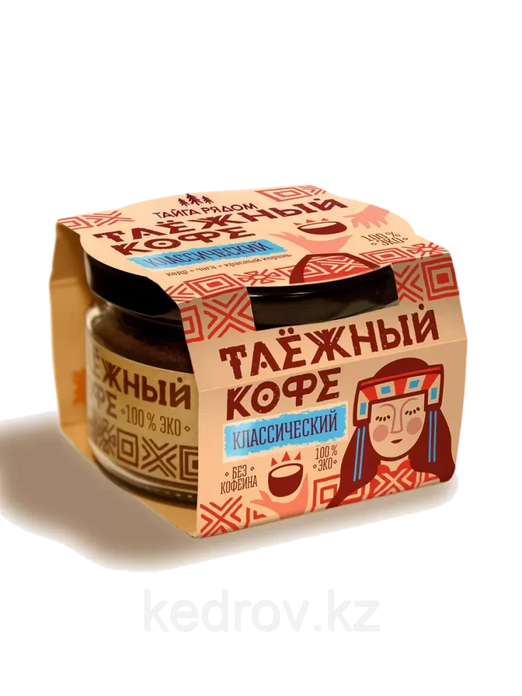 Кофе таежный "Классический" Тайга рядом 85гр. (стекло)